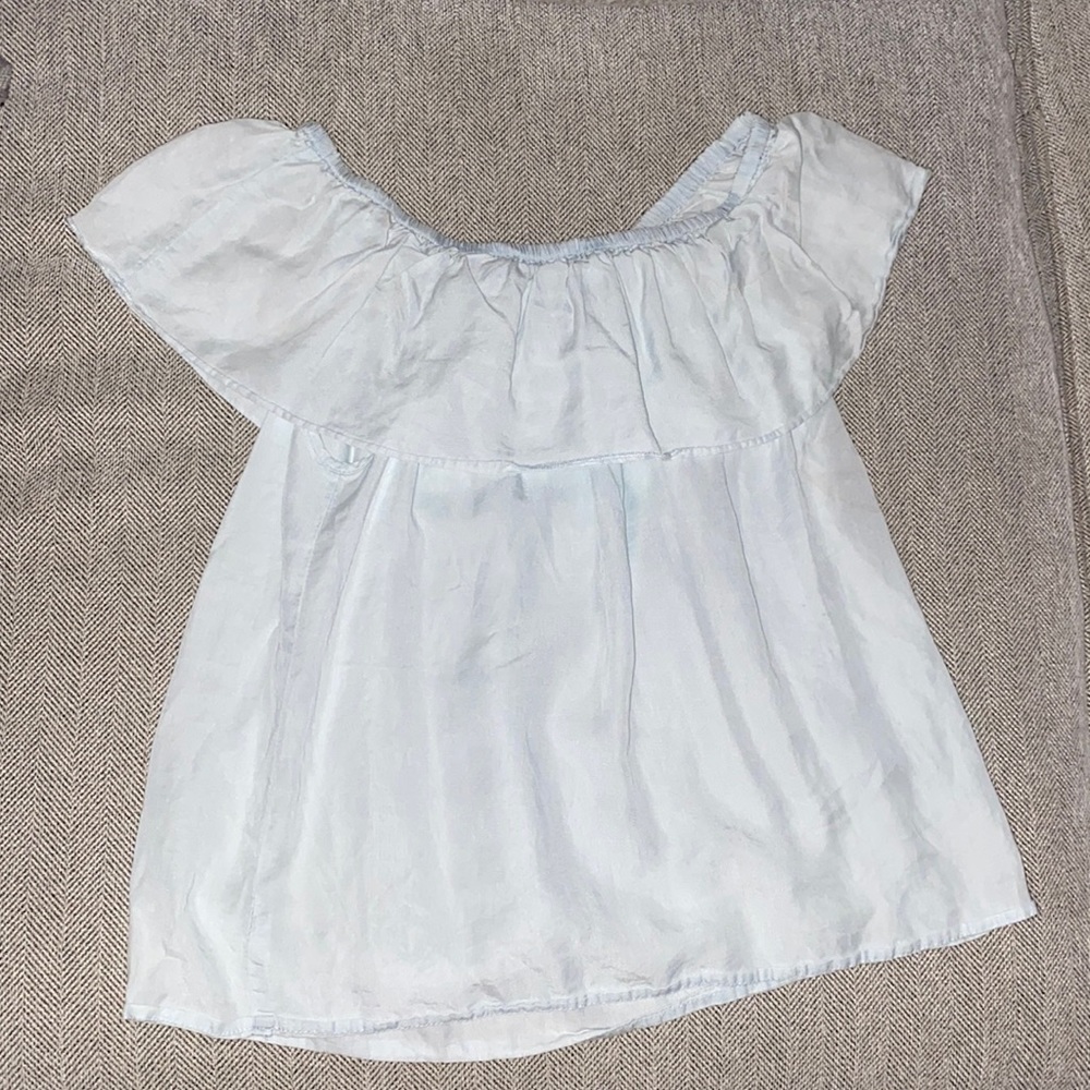 Light blue blouse